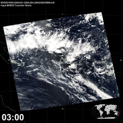 Level 1B Image at: 0300 UTC