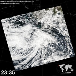 Level 1B Image at: 2335 UTC