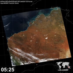 Level 1B Image at: 0525 UTC