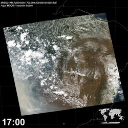 Level 1B Image at: 1700 UTC