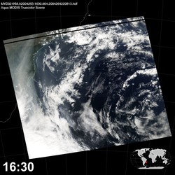 Level 1B Image at: 1630 UTC