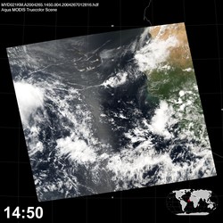 Level 1B Image at: 1450 UTC