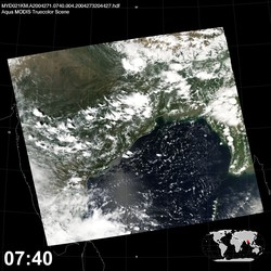 Level 1B Image at: 0740 UTC