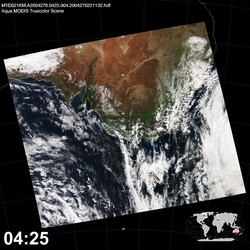 Level 1B Image at: 0425 UTC