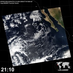 Level 1B Image at: 2110 UTC