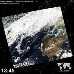 Level 1B Image at: 1345 UTC