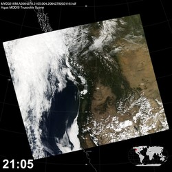 Level 1B Image at: 2105 UTC