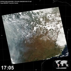 Level 1B Image at: 1705 UTC