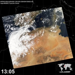 Level 1B Image at: 1305 UTC