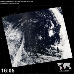 Level 1B Image at: 1605 UTC