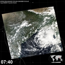 Level 1B Image at: 0740 UTC