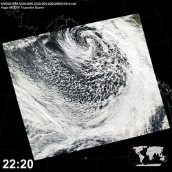 Level 1B Image at: 2220 UTC