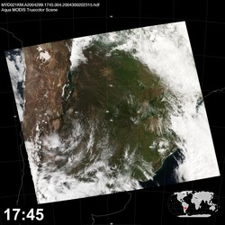 Level 1B Image at: 1745 UTC