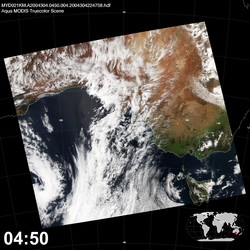 Level 1B Image at: 0450 UTC