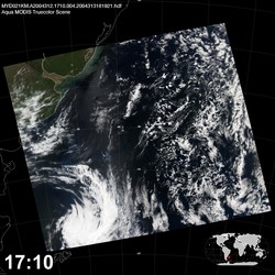 Level 1B Image at: 1710 UTC