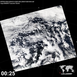 Level 1B Image at: 0025 UTC