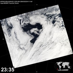 Level 1B Image at: 2335 UTC