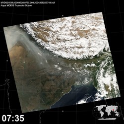 Level 1B Image at: 0735 UTC