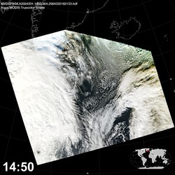 Level 1B Image at: 1450 UTC