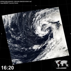 Level 1B Image at: 1620 UTC