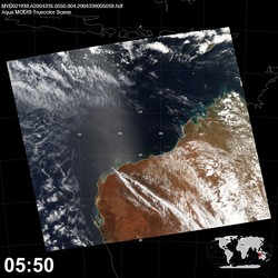 Level 1B Image at: 0550 UTC