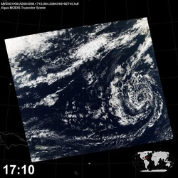 Level 1B Image at: 1710 UTC