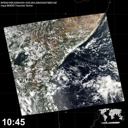 Level 1B Image at: 1045 UTC