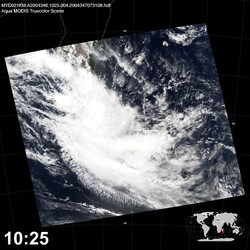 Level 1B Image at: 1025 UTC