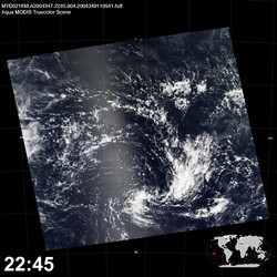 Level 1B Image at: 2245 UTC