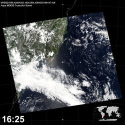 Level 1B Image at: 1625 UTC