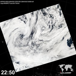 Level 1B Image at: 2250 UTC