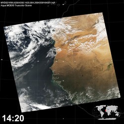 Level 1B Image at: 1420 UTC