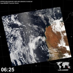 Level 1B Image at: 0625 UTC