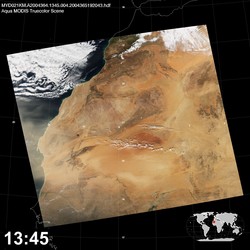 Level 1B Image at: 1345 UTC