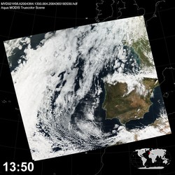 Level 1B Image at: 1350 UTC