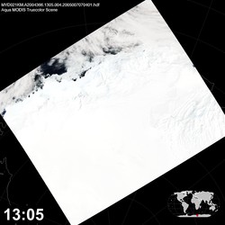 Level 1B Image at: 1305 UTC