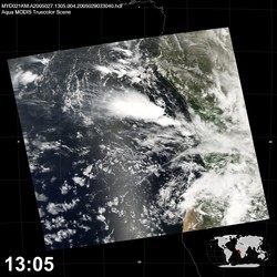 Level 1B Image at: 1305 UTC