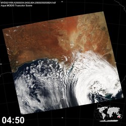 Level 1B Image at: 0450 UTC