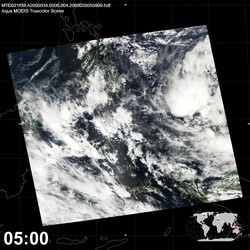 Level 1B Image at: 0500 UTC