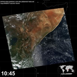 Level 1B Image at: 1045 UTC