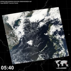 Level 1B Image at: 0540 UTC