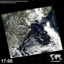 Level 1B Image at: 1700 UTC