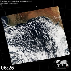 Level 1B Image at: 0525 UTC