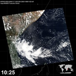 Level 1B Image at: 1025 UTC