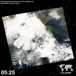 Level 1B Image at: 0525 UTC