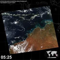 Level 1B Image at: 0525 UTC