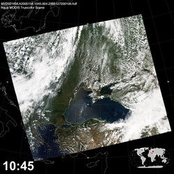 Level 1B Image at: 1045 UTC