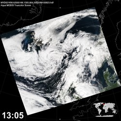 Level 1B Image at: 1305 UTC