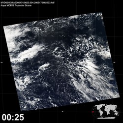 Level 1B Image at: 0025 UTC