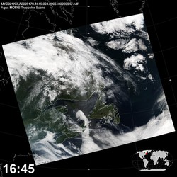 Level 1B Image at: 1645 UTC